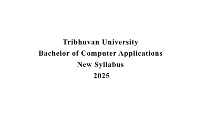 BCA New Syllabus 2025