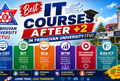 Best IT Courses after +2 in Tribhuvan University (TU)